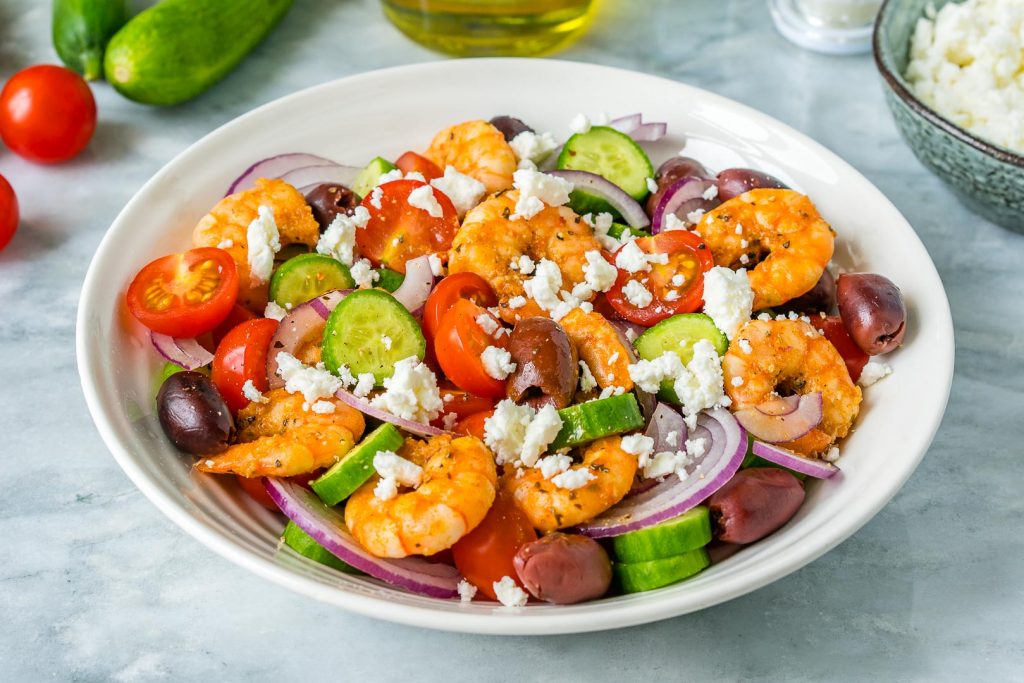 Mediterranean Magic: Greek Shrimp Salad
